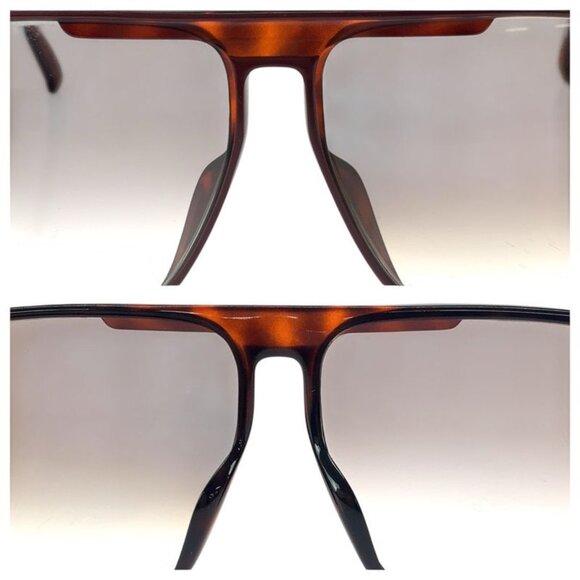Christian Dior Vintage Brown Gold Silver Hardware Plastic 2152 a 14 Sunglasses